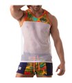 Tank Top mit floralem Mesh-Einsatz - Leicht & Atmungsaktiv | TOF
