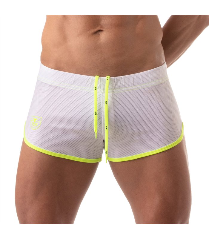 Shorts Low Waist mit Cut-outs und TOF-Logo Herren – Retro Style | TOF