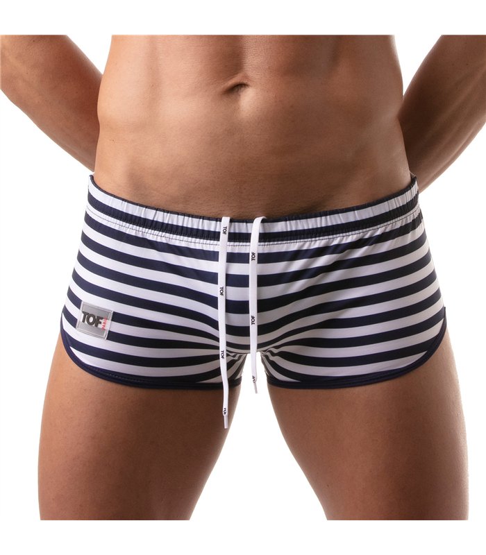 Sunga Badehose Low-Rise mit Camouflage & maritimem Print | TOF