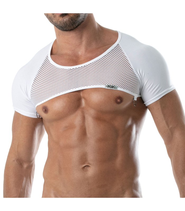 Raglan Crop Top mit Harness & seitlichen Schlaufen – Modern & Figurbetont | TOF