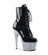 Platform Ankle Boots ADORE-1020LG - Black/Silver