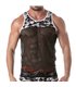 Tank Top Herren Mesh mit grauem Camouflage-Design – Sportlich & Stylisch | TOF
