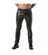 Jogginghose Herren – Leder-Look, Knopfflug & 3 Taschen | TOF