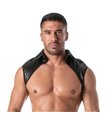 Herren Shirt-Harness mit Kragen & Schulterepauletten, bequem | TOF