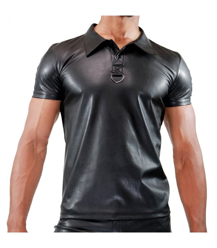 Polo-Shirt mit edlem Glanz – sexy & hauteng | TOF
