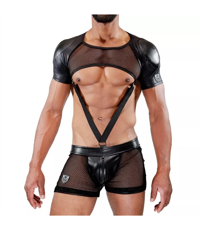 Herren Harness mit gepolsterten Schultern & Geheimfach | TOF