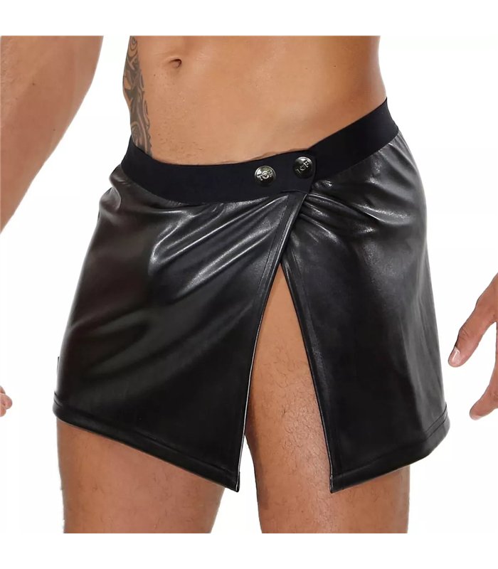 Herren Rock mit Druckknöpfen, offen & verstellbar, sexy Cut | TOF