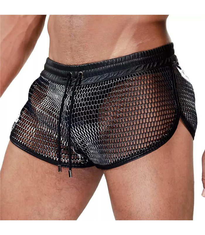 Herren Shorts Roman - Metallic Mesh im Gladiator-Style | TOF