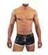 Pilot Shorts - Retro-Shorts mit perforiertem Stretch-Material | TOF