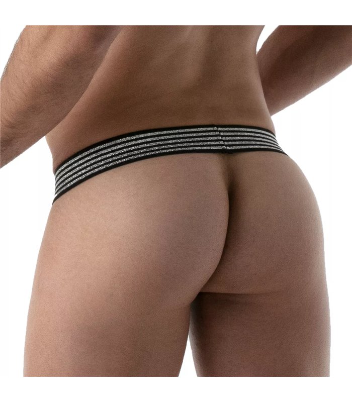 Stringless Thong - Atmungsaktiver Metall-Lurex mit flexiblem Halt | TOF
