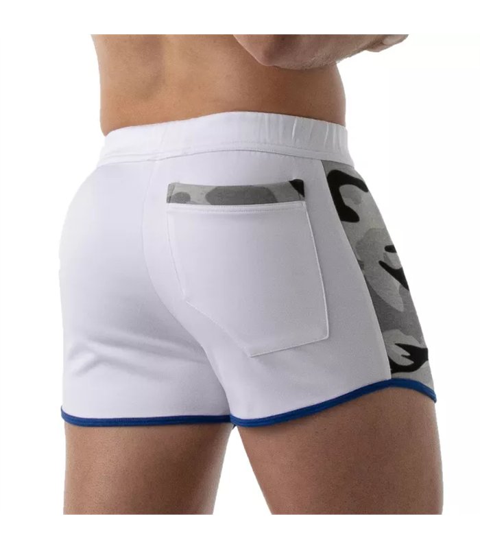 Shorts Camouflage - sportliches Design mit Reißverschlusstasche | TOF
