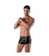 Vinyl Mini Shorts - Stretch, glänzend & figurbetont für Herren | TOF