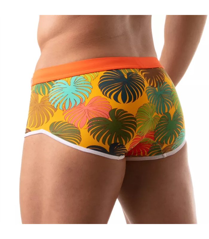 Badehose Herren mit floralem Muster - flacher, bequemer Sitz | TOF