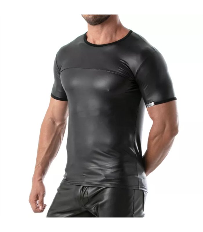 Fetish T-Shirt - Eng geschnitten mit Harness-Design, Stretchmaterial | TOF