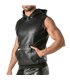 Ärmelloser Hoodie mit Reißverschlusstasche & French Terry Bund | TOF