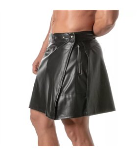 Asymmetrischer Herrenrock mit Reißverschlusstasche & Taillenverschluss | TOF