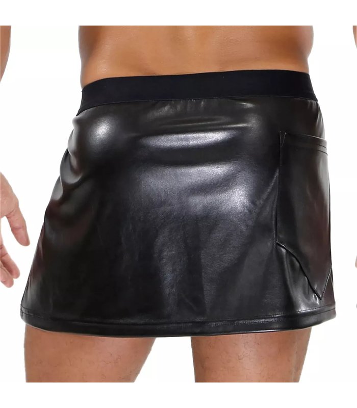 Herren Rock mit Druckknöpfen, offen & verstellbar, sexy Cut | TOF