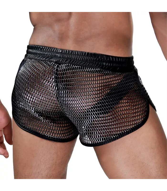Herren Shorts Roman - Metallic Mesh im Gladiator-Style | TOF