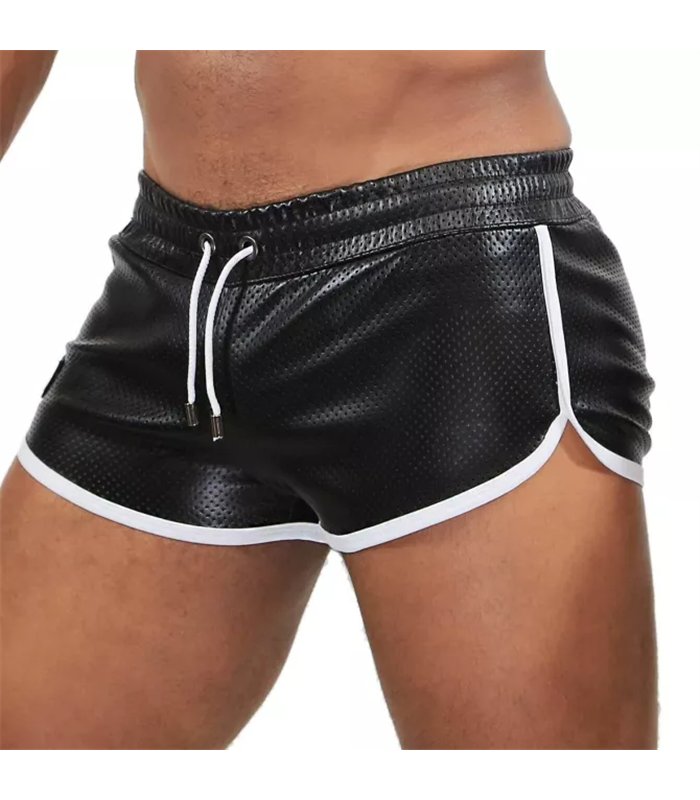Pilot Shorts - Retro-Shorts mit perforiertem Stretch-Material | TOF