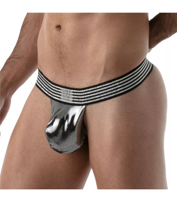 Stringless Thong - Atmungsaktiver Metall-Lurex mit flexiblem Halt | TOF
