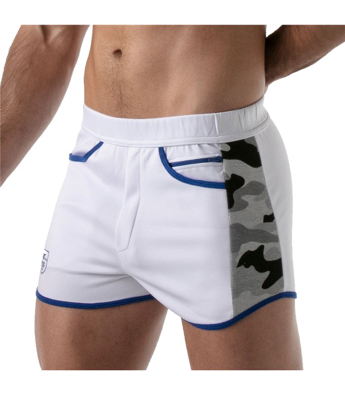 Shorts Camouflage - sportliches Design mit Reißverschlusstasche | TOF