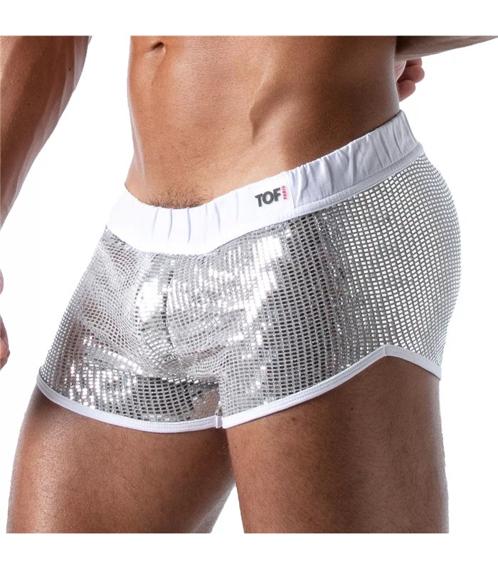 Mini-Shorts Silber - Glitzernd, Retro & Mit Praktischer Tasche | TOF