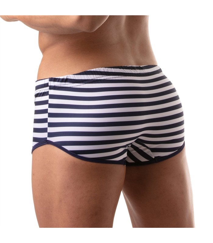 Sunga Badehose Low-Rise mit Camouflage & maritimem Print | TOF