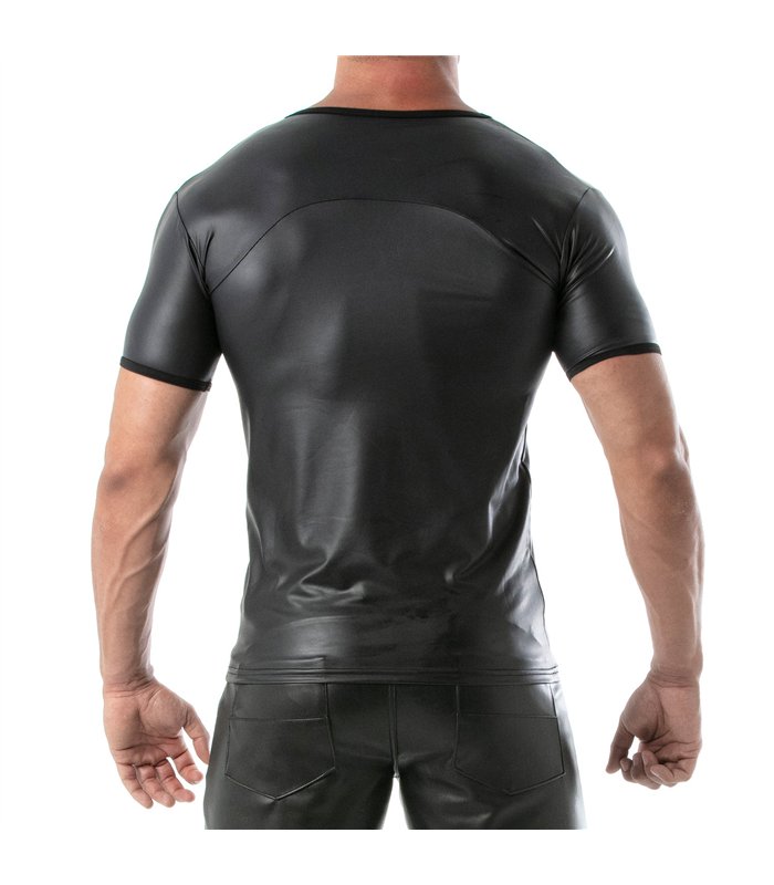 Fetish T-Shirt - Eng geschnitten mit Harness-Design, Stretchmaterial | TOF