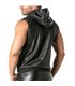 Ärmelloser Hoodie mit Reißverschlusstasche & French Terry Bund | TOF