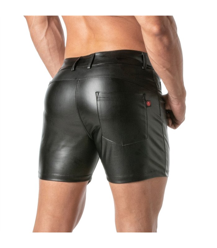Mid-Thigh Shorts eng anliegend mit 4 Taschen & Reißverschluss | TOF