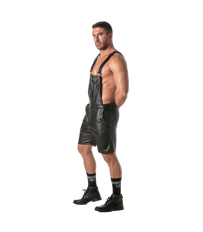 Kurzer Herren-Overall - Figurbetont, 5 Taschen & verstellbare Träger | TOF
