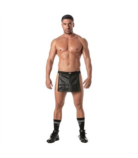 Herrenschürze Low-Rise mit Druckknopf-Fly & Mini-Taschen | TOF