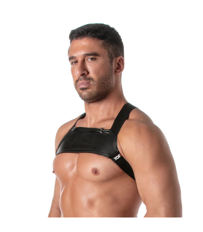 Herren Brustgeschirr mit Kreuz-Design & großer Reißverschlusstasche | TOF