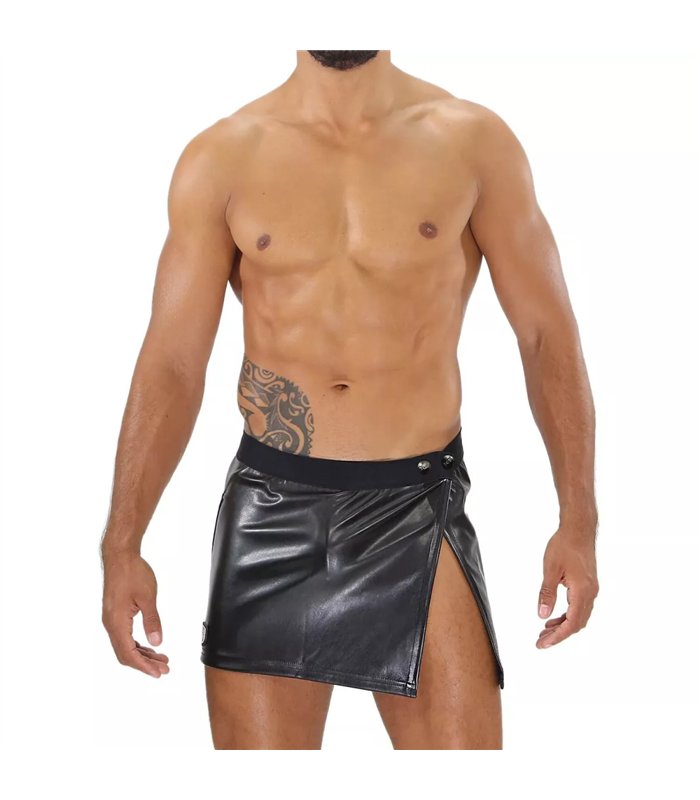 Herren Rock mit Druckknöpfen, offen & verstellbar, sexy Cut | TOF