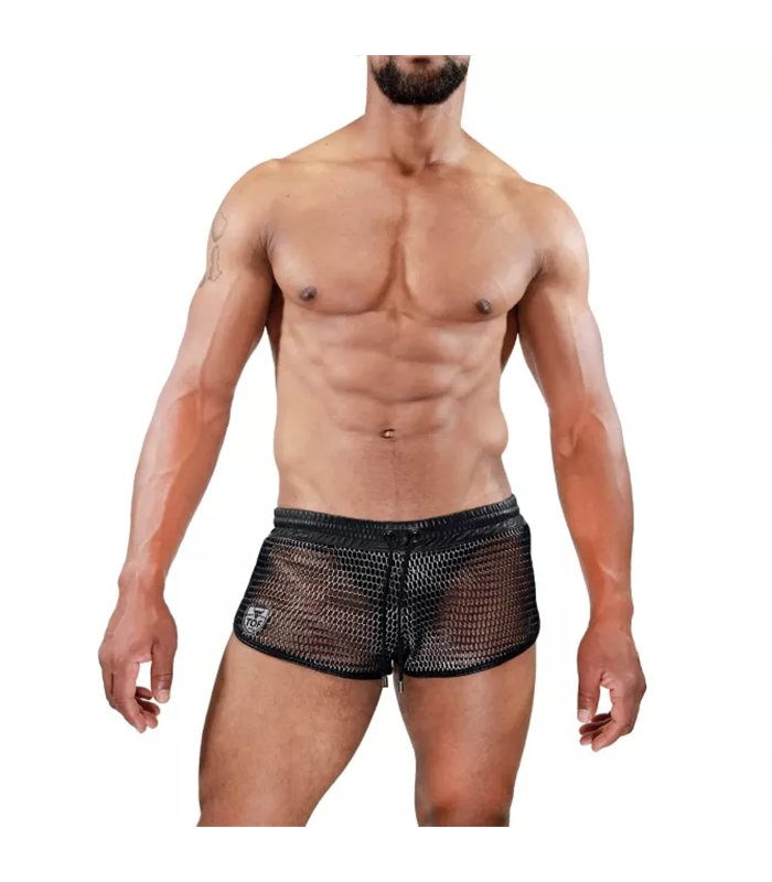 Herren Shorts Roman - Metallic Mesh im Gladiator-Style | TOF
