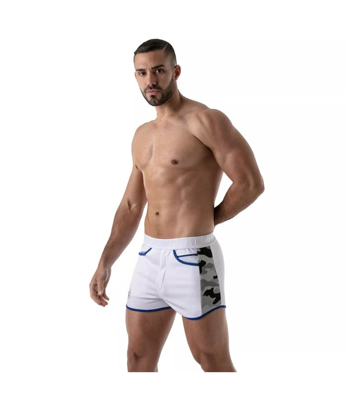 Shorts Camouflage - sportliches Design mit Reißverschlusstasche | TOF