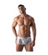 Herren Trunks Silver - Glänzend mit Baumwollfutter & Komfortbund | TOF