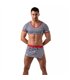 Crop Top mit Raglanärmeln und maritimen Streifen - bequem & figurbetont | TOF
