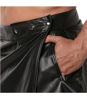 Asymmetrischer Herrenrock mit Reißverschlusstasche & Taillenverschluss | TOF