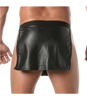 Herrenschürze Low-Rise mit Druckknopf-Fly & Mini-Taschen | TOF