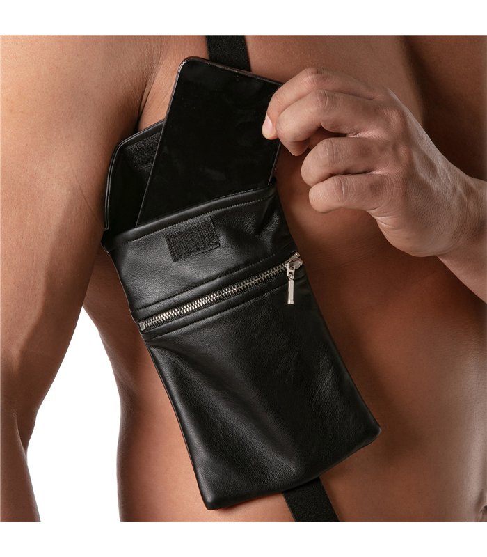 Elastischer Herren Harness mit 2 Taschen & verstellbaren Gurten | TOF