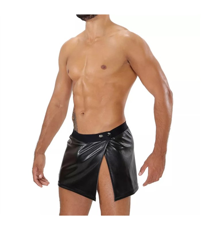 Herren Rock mit Druckknöpfen, offen & verstellbar, sexy Cut | TOF