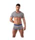 Crop Top Herren - Sexy Matrosen-Design mit Streifenmuster | TOF