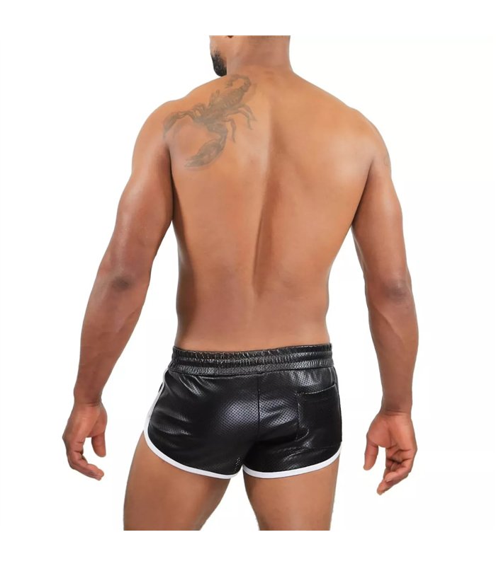 Pilot Shorts - Retro-Shorts mit perforiertem Stretch-Material | TOF
