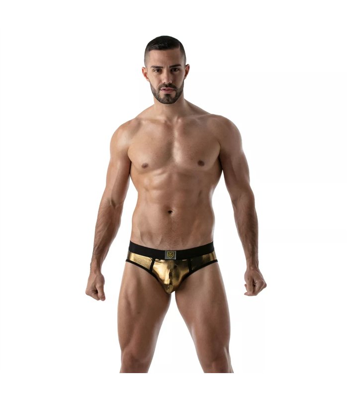 Herren Push-up Slips - Atmungsaktiv & nahtlos mit Metallic-Effekt | TOF