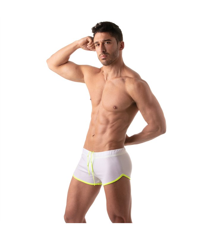 Shorts Low Waist mit Cut-outs und TOF-Logo Herren - Retro Style | TOF