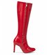 Michael Soul DONNA - Klassische Stiletto Stiefel in rot lack