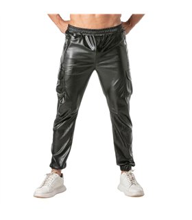 Cargo Sweatpants Schwarz – Slim Fit mit praktischen Reißverschluss-Taschen | TOF Paris