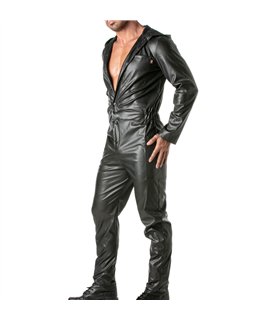 Jumpsuit Herren Schwarz – Maskulin, Sexy mit praktischen Taschen | TOF Paris