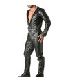 Jumpsuit Herren Schwarz – Maskulin, Sexy mit praktischen Taschen | TOF Paris